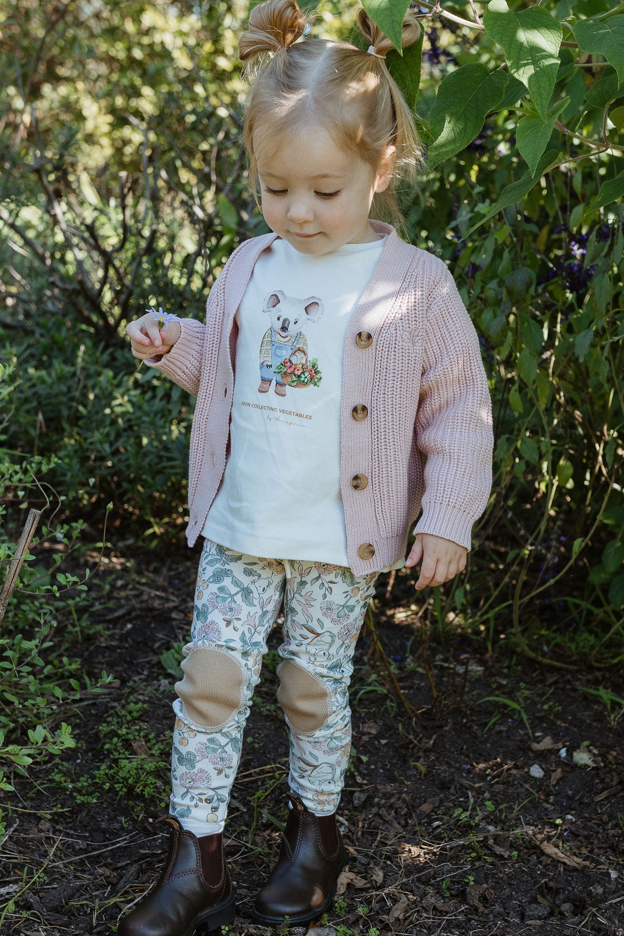 Rib Patch Legging Native Koala