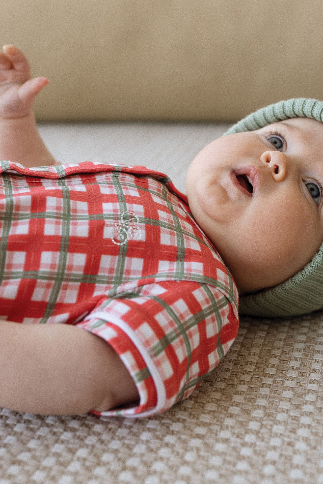 Romper Red Tartan